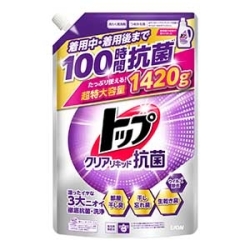 ライオン　トップ　クリアリキッド抗菌　つめかえ用１４２０ｇ