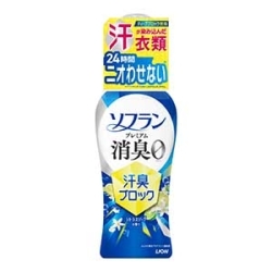ライオン ソフラン プレミアム消臭 汗臭ブロック 柔軟剤 シトラスソープの香り 本体　４８０ｍｌ
