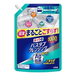 ライオン　ルックプラス　バスタブクレンジング銀イオンプラス　ハーバルグリーンの香り　つめかえ用特大１０００ｍｌ