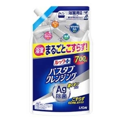 ライオン　ルックプラス バスタブクレンジング 銀イオンプラス 香りが残らない つめかえ用 大７００ｍｌ