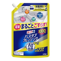 ライオン　ルックプラス　バスタブクレンジング銀イオンプラス　スカッシュシトラスの香り　つめかえ用特大１０００ｍｌ
