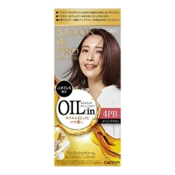 ダリヤ　サロンドプロ オイルリッチクリームヘアカラー（白髪用）４ＰＢピンクブラウン１セット