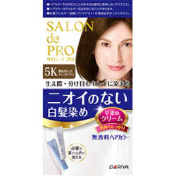 ダリヤ　サロンドプロ　無香料ヘアカラー 早染クリーム（白髪用）５Ｋナチュラルブラウン