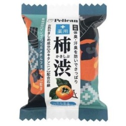 ペリカン石鹸　ファミリー石鹸薬用柿渋８０ｇ
