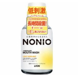 ライオン　NONIO (ノニオ)マウスウォッシュ　ノンアルコール ライトハーブミント８０ml