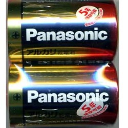 パナソニック　アルカリ乾電池　単１形２本パック LR20XJ/2SE
