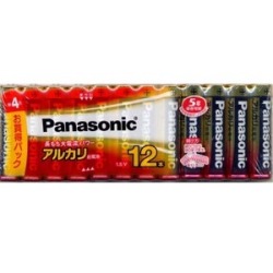 パナソニック　アルカリ乾電池　単４形１２本パック LR03XJ/12SW