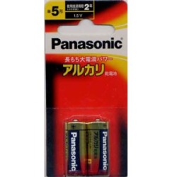 パナソニック　アルカリ乾電池　単５形２本パック LR1XJ/2B