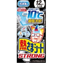 小林製薬　冷凍庫用　熱さまシートストロング　大人用　１２枚