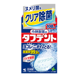 小林製薬　タフデント　入歯洗浄剤　クリア除菌１０８錠