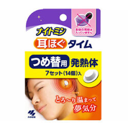 小林製薬　ナイトミン耳ほぐタイム　つめかえ7セット（14個入）