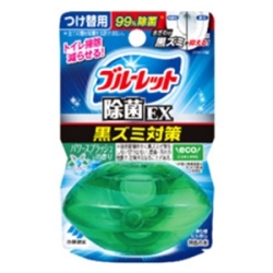 小林製薬  液体ブルーレット おくだけ除菌EX 黒ズミ対策 つけ替用 パワースプラッシュの香り６７ｍｌ
