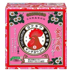 大日本除虫菊　金鳥の渦巻Ｖ　ローズの香り　紙函　３０巻
