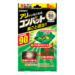 大日本除虫菊　金鳥 アリがいなくなるコンバット ６個