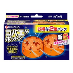 大日本除虫菊　コバエがポットン　置き型　２個