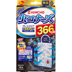 大日本除虫菊　虫コナーズ　プレートタイプ　３６６日　無臭　1個