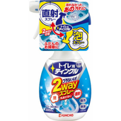 大日本除蟲菊　ティンクル トイレ用 直射泡 2wayスプレー フローラルの香り 本体　300ml