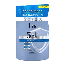 Ｐ＆Ｇ　ｈ＆ｓ　５ｉｎ１　クールクレンズ　シャンプー　つめかえ２９０Ｇ