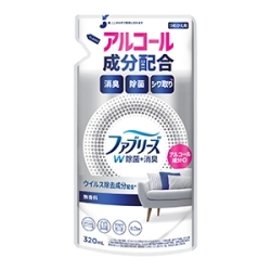 Ｐ＆Ｇ　ファブリーズ　Ｗ除菌アルコール成分入り無香料つめかえ３２０ｍｌ