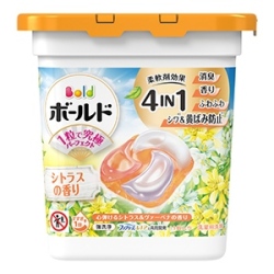 Ｐ＆Ｇ　ボールドジェルボール　４Ｄ心弾けるシトラス＆ヴァーベナの香り本体１１個