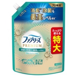 Ｐ＆Ｇ　ファブリーズ プレミアム 消臭スプレー 布用清潔なランドリーつめかえ６１０ｍｌ