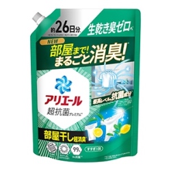 Ｐ＆Ｇ　アリエールジェル　部屋干しプラスつめかえ超特大サイズ６２５ｇ