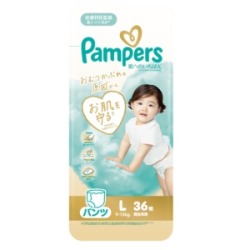Ｐ＆Ｇ　パンパース 肌へのいちばんパンツ スーパージャンボ　Ｌサイズ３６枚
