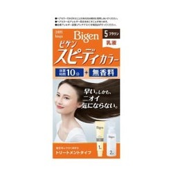 ホーユー　ビゲン　スピーディカラー乳液５ブラウン　１個　白髪染め