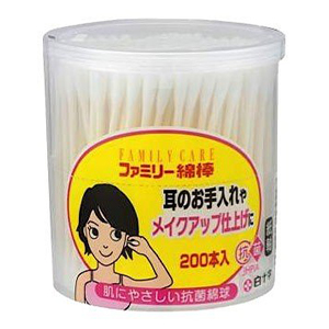 綿棒 白十字 FC ファミリー綿棒200本
