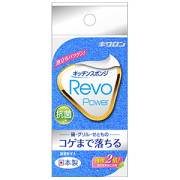 【数量限定】キクロン　レボパワー　ブルー　キッチンスポンジ　１個