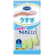 エステー　ファミリービニール薄手指先抗ウイルス加工　グリーン　Ｌサイズ　1双　