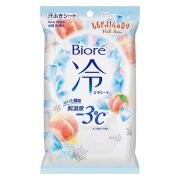 花王  ビオレ 冷シート ももせっけんの香り 20枚