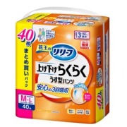花王 リリーフ　パンツタイプ 上げ下げ らくらくうす型パンツ ３回分Ｍ－Ｌ４０枚