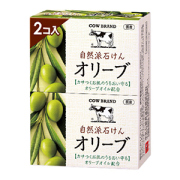 牛乳石鹸　カウブランド　自然派石けんオリーブ　100g×２個