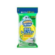 ジョンソン　スクラビングバブル 流せるトイレブラシ シトラスの香り付替ブラシ１２個