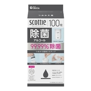 クレシア　スコッティ ウェットティシュー 除菌 アルコール つめかえ１００枚