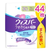 Ｐ＆Ｇ　ウィスパー うすさら吸水３０cc ４４枚無香料