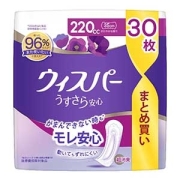Ｐ＆Ｇ　ウィスパー　うすさら安心２２０ｃｃ３０枚