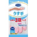 エステー ファミリービニールうす手指先抗ウイルス加工Ｍサイズ３双パック
