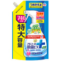 アース製薬　らくハピ　アルコール除菌ＥＸつめかえ７４０ｍｌ