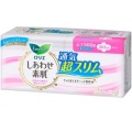 花王　ロリエ エフ しあわせ素肌 超スリム ふつうの日用 羽つき24個入り（生理用ナプキン）