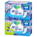 花王　ロリエ　肌きれいガード 夜用羽なし　１０個入×２個