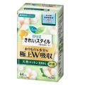 花王　ロリエきれいスタイル 極上W吸収 ロング&ワイド 天然コットン100%４４コ