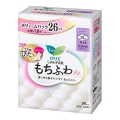 花王　ロリエ　しあわせ素肌 もちふわfit 特に多い昼用羽つき ２６個入