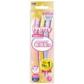 貝印　プリティー カミソリ 敏感肌用 フェイスＬ ３本入り