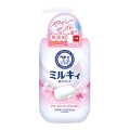 牛乳石鹸　ミルキィ　ボディソープ　フローラルせっけんの香りポンプ付　５００ｍｌ