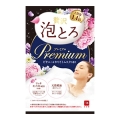 牛乳石鹸　お湯物語　贅沢泡とろ 入浴料 プレミアム ピオニー&ホワイトムスク４０ｇ