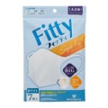 玉川衛材 フィッティ Fitty スタイルフィットプラス立体マスク ホワイトやや大きめ７枚　個別包装 