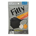 玉川衛材 フィッティ Fitty スタイルフィットプラス立体マスク　ダークグレーふつう７枚入　個別包装