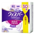 Ｐ＆Ｇ　ウィスパ－　うすさら安心　安心の中量用　８０ｃｃ　３０枚